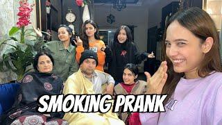 Smoking Prank with my Family | Sistrology |Fatima Faisal