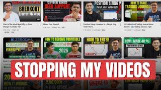 STOPPING MY VIDEOS. | YASH PATEL.