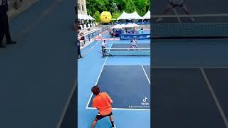 A whirlwind freight-train of a Pickleball point