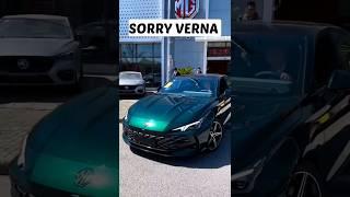 MG-7 Black Label |Sorry  Verna | Flagship Sedan | Plug-in hybrid | #2023 #mg #black #shorts