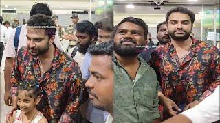 Telugu Cinema Actor Vishwak Sen Spotted At Tirupati Airport