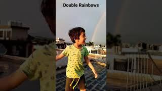 Real Rainbow || Double Rainbows #shorts #realrainbow #rainbow #rainbowreal #doublerainbow
