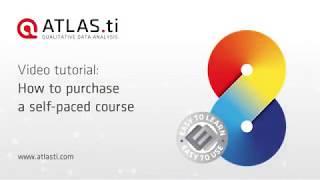 ATLAS.ti ACADEMY: Qualitative Research E-learning Course (How to Purchase)