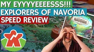 Explorers of Navoria - Board Game Review - MY EYYYYEEEES!!!!