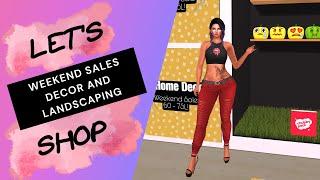 Let's Shop! Second Life Weekend Sales for Decor and Landscaping Items in SL 10/09/21