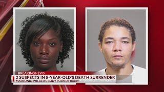 Suspects in 8-year-old's death surrender to police