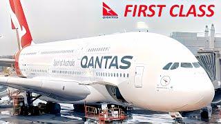 Qantas First Class Airbus A380 from Singapore to Sydney | Flight and Lounge Review