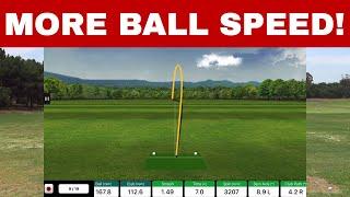 How to Create MORE golf BALL SPEED w/ Monte Scheinblum