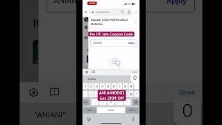 Physics wallah Mathematical Statistics Saakaar 2026 IiT Jam batch || Pw IIT jam batch Coupon code