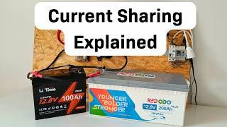 Different Capacity Batteries in Parallel - Current Sharing Explained