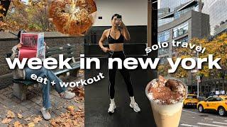 WEEK IN NYC  Exploring Solo, Workouts, Food Adventures + Marathon Recovery!