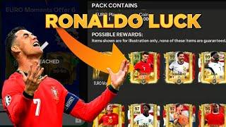 Euro Moments Ronaldo Scam Pack Opening in FC Mobile 24!! Ronaldo LuckPack