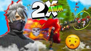 2x Awm Overpower‍Duo vs Squad Gameplay Free Fire