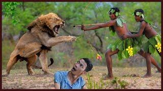 [ Survival ] Man Escapes Death From Lion And Tiger Attack | Animals Attack Human Top 10