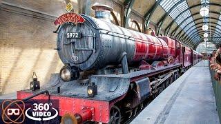 [360] Traveling on the Hogwarts Express Between Parks | Universal Orlando