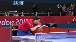 Table Tennis - FRA vs EGY - Women's Singles - Class 8 Group A Part 1 - London 2012 Paralympic Games