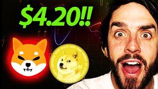 Dogecoin and Shiba inu $4.20 price prediction!!!!