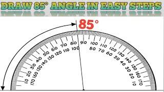 Construction of 85° Angle with COMPASS