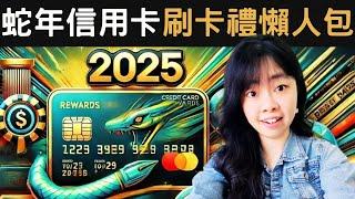 2025蛇年信用卡選擇指南！最划算信用卡一覽！新舊戶刷卡拿大禮懶人包｜中國信託、LINE Pay、玉山銀、Pi拍錢包、美國運通、新光銀、匯豐銀、國泰世華、永豐銀、遠東商銀、星展銀｜丹倪Danielle