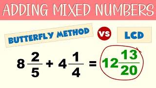 Adding Mixed Numbers | Basic Math Review | Ms Rosette