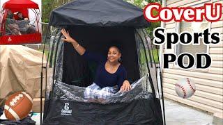 EASYGO COVERU SPORTS POD 2 PERSON TENT SET UP AND REVIEW ~ SPORTS MOM MUST HAVES!