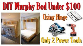 DIY Murphy Bed Without Expensive Hardware | Homemade Folding Bed under $100