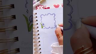  PAPER NOTES DOODLE || Draw Frame doodles for your planner || Bullet journal #art