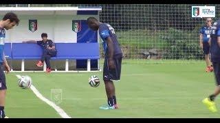 Cassano, Balotelli & Co.: lezione di palleggi - Mondiali 2014