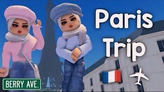 Paris Vlog Trip ️  Roblox, Berry Avenue, Airport, Exploring the city 