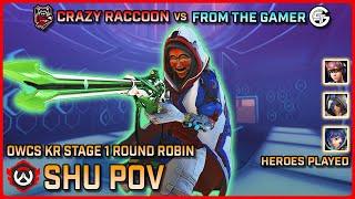 [ Shu ] Crazy Raccoon vs From The Gamer | Round Robin | OWCS Korea