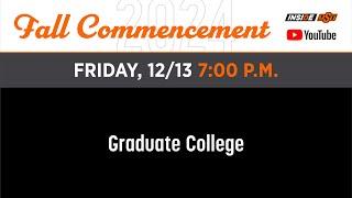 Fall 2024 Commencement: Graduate College