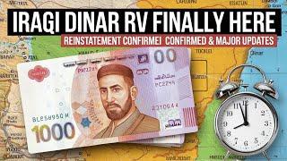 Iraqi Dinar RV Finally Here Reinstatement Confirmed & Major Updates RV NEWS 2025