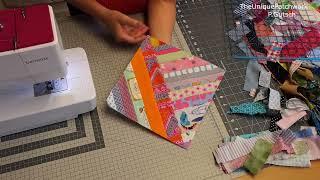 no 065 Patchwork Strip *Scrappy Block 2.0  ***super easy to make