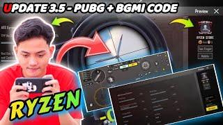 UPDATE 3.5 |  RYZEN SENSITIVITY | RYZEN SENSITIVITY CODE | RYZEN CONTROL CODE | PUBG/BGMI