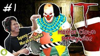 BADUT PALING IMUT SEDUNIA... "SETAN"!! IT Horror Clown Pennywise Part 1 ~Cekikikan Kuntilanak!!