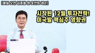 [김종철 원포인트레슨] 시작된 12월! 위로는 아직 매물! 하단은 봐야 하는 이유? 오늘 강세주들의 특징 비트코인 양자컴 드론 등 미국발 관련주!