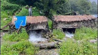 very relaxing and peaceful nepali mountain village lifestyle || nachural beauty || TheVillageNepal