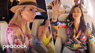 Ramona Already Throwing Shade On Plane to Turks and Caicos | The Real Housewives Ultimate Girls Trip