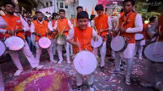 70 Dhol 40 Tashe MahalChaRaja Nagpur Ganpati Utsav 2023 4K ShivGarjana Dhol Tasha Pathak |Rudra taal