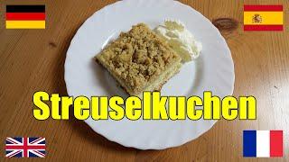  STREUSELKUCHEN: Receta de bizcochón de streusel (asperjas)