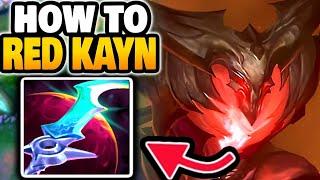 How to get FORM EARLY on RED KAYN Jungle & Stop LOSING EARLY GAME | 14.12