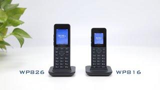Unboxing de los teléfonos IP inalámbricos Wi-Fi 6 WP816 y WP826