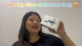 Unboxing || Video conference Lamp || Loved it 