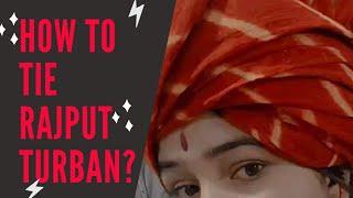 OH WOW !!! WHAT A RAJPUT LOOK !!! HOW TO TIE RAJPUT TURBAN!!? GARIMA SLATHIA !!!