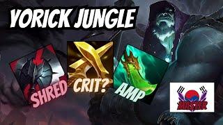 My new YORICK JUNGLE build is FUN AS HELL! [KR Master Jungle Yorick]