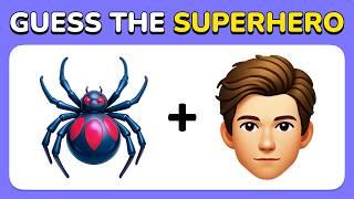 Guess the Superhero by Emoji - NEW Edition 2024 ‍️️ Marvel and DC Fan Emoji Quiz