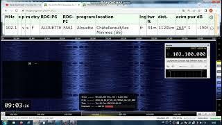 FM DX Es - 040624 0703UTC - 102.1 Alouette (F) Châtellerault/les Minimes (86) 1kW! 1120km