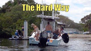 The Hard Way!! | Miami Boat Ramps | Boynton Beach | Wavy Boats | Broncos Guru