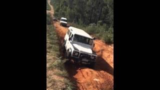 Wombat holes, Zig zag, NSW. Land Rover off road.