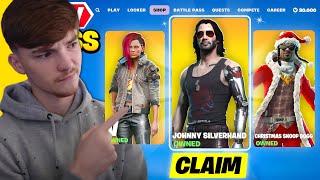 LIVE - FORTNITE - *NEW* Cyberpunk 2077 SKINS & MORE IN FORTNITE! | (Live Stream 1,184)